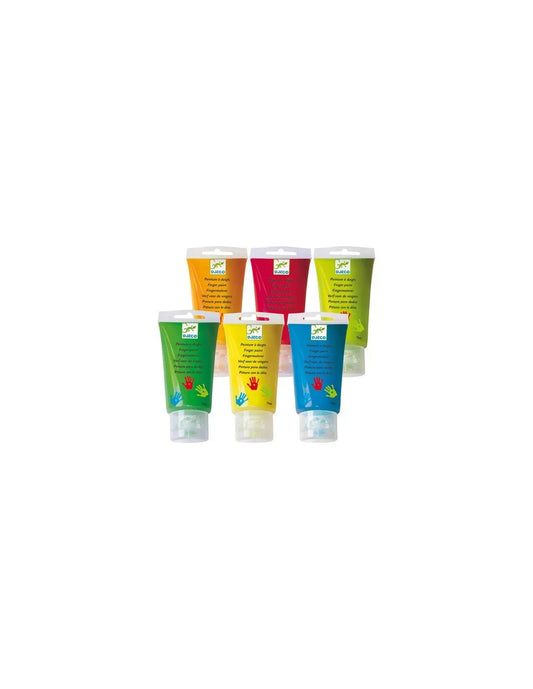 Tubes de peinture à doigts