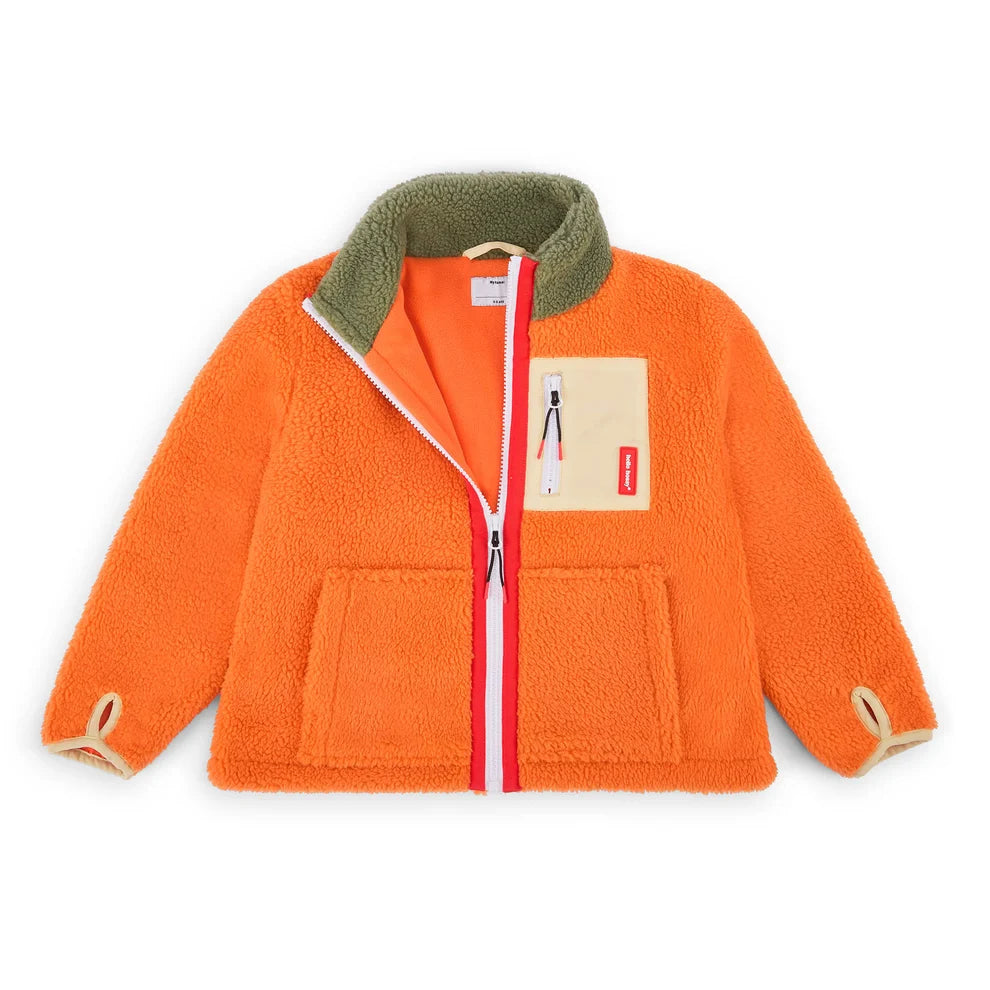 Veste polaire feuille d'automne