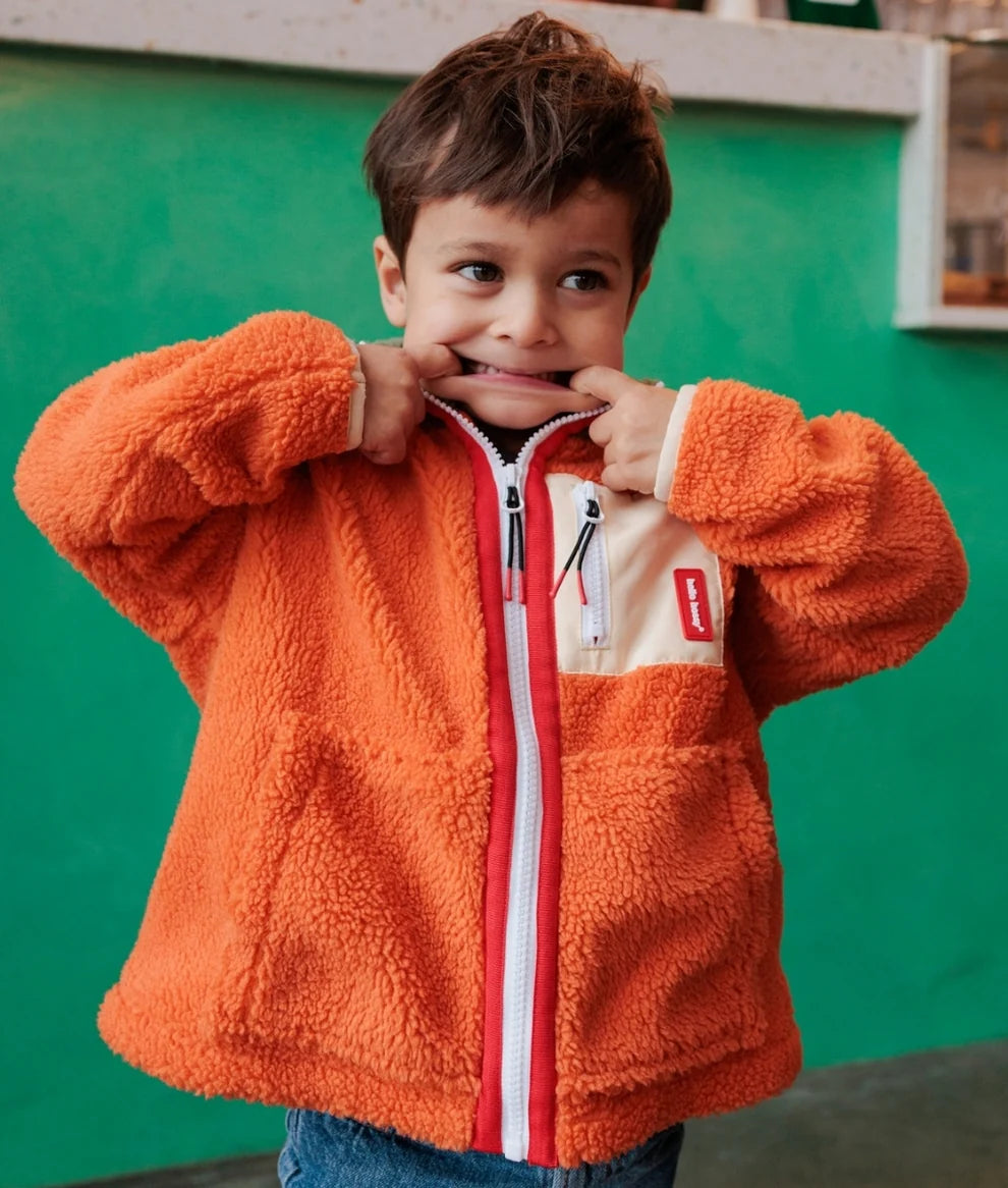 Veste polaire feuille d'automne