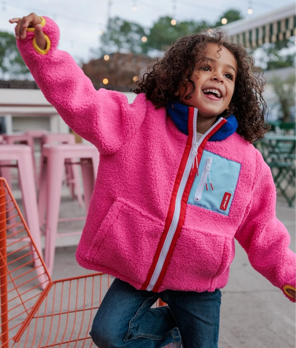 Veste polaire fuchsia